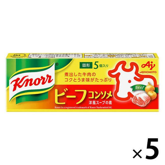 아지노모토 knorr 비프 콘소메5 개입 상자 5개