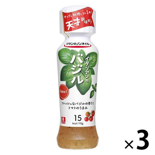 이화학 비타민 이화학의 논오일 이탈리안풍 바질 190ml 3개