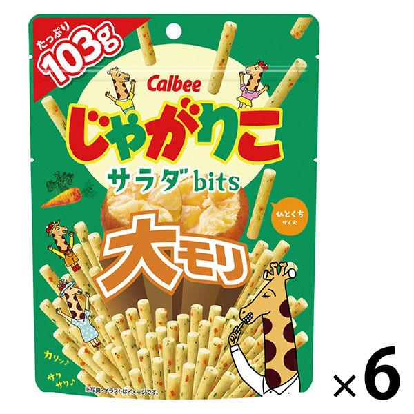 Calbee 쟈가리코 샐러드bits대숲 108g 6 포 스낵 과자