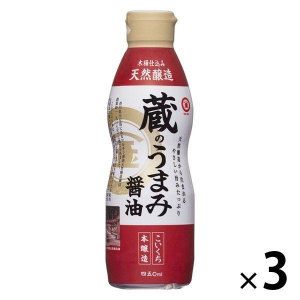 모리타 말 금 창고의 맛난 봐 간장 450ml 신선도 보틀 3개