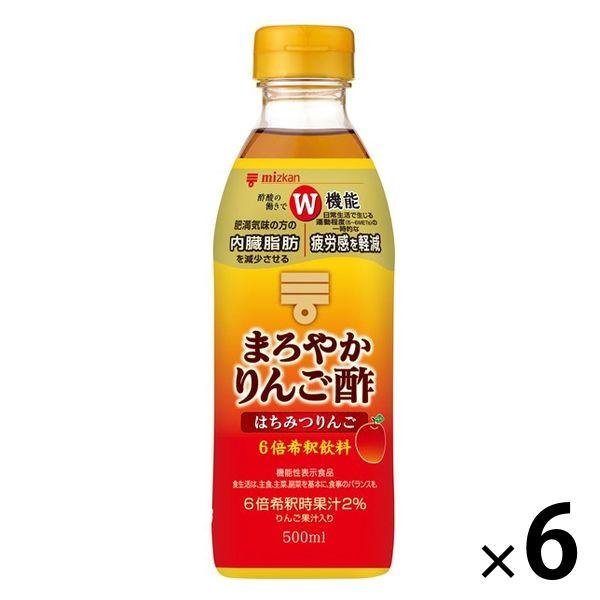 미츠칸 둥글 사과 식초 벌꿀 사과 500ml 6개