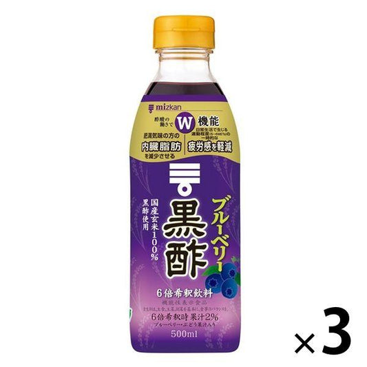 미츠칸 블루베리흑 식초 500ml 3개