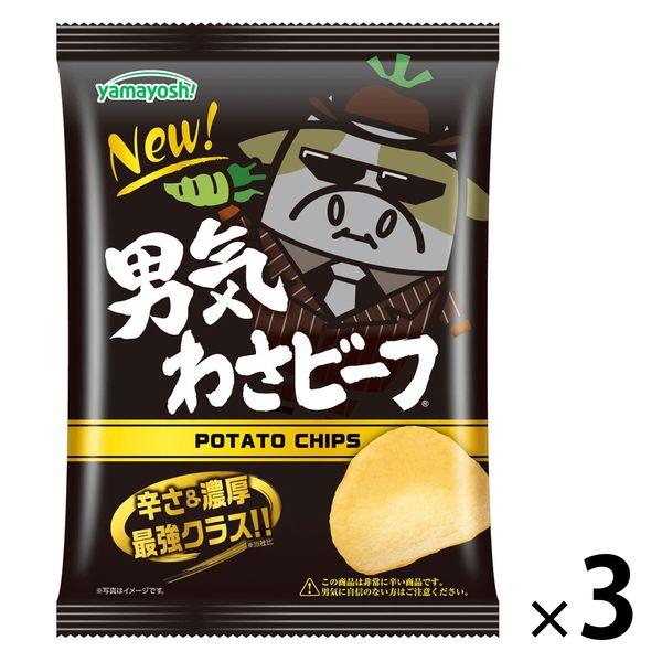 산방제과 포테이토 칩 남자 기와사비맛 50g 3 포 스낵 과자