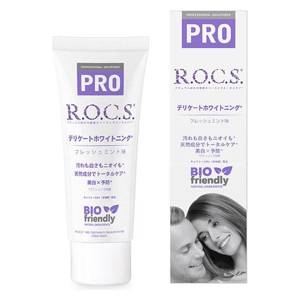 R.O.C.S.(록스) PRO 델리케이트 화이트닌구 플래시 민트 94g 록스・재팬 치약 미백