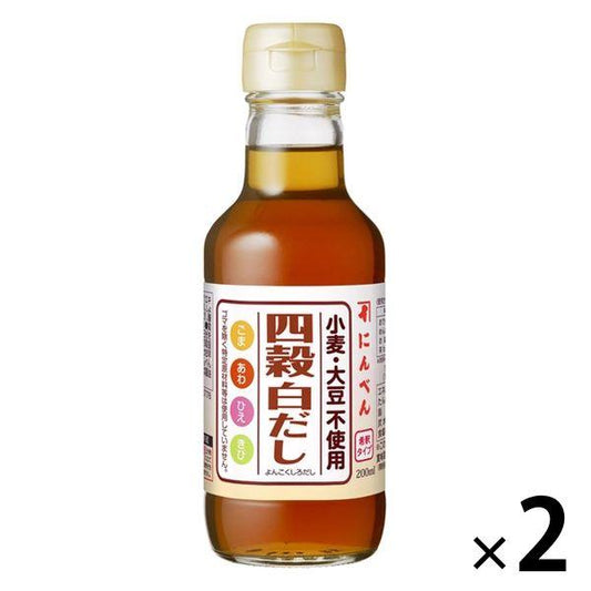 에지 않겠 #지 않겠 4 곡맑은육수 200ml (밀・대두 불사용/글루텐 프리) 2개