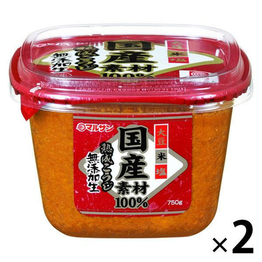 국산 원료100%숙성 이렇게 해 된장 750g 2개 마루산아이