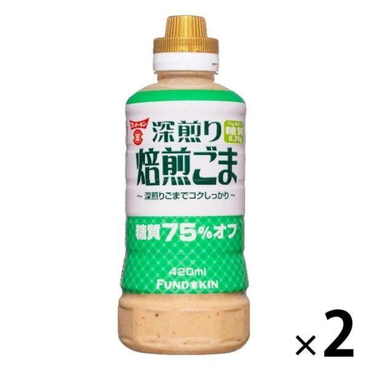 당질75%오프 심볶 배전참깨 드레싱 420ml 2개 분 드―킨간장