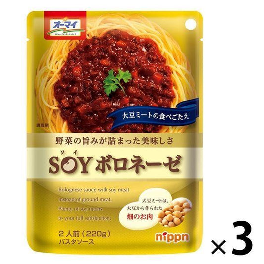 닛푼 오마이 SOY볼로네제 2남의 앞 파스타 소스 1세트(3개)