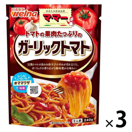 닛신 foods 마마 토마토의 과육 듬뿍 마늘 토마토 ×3개