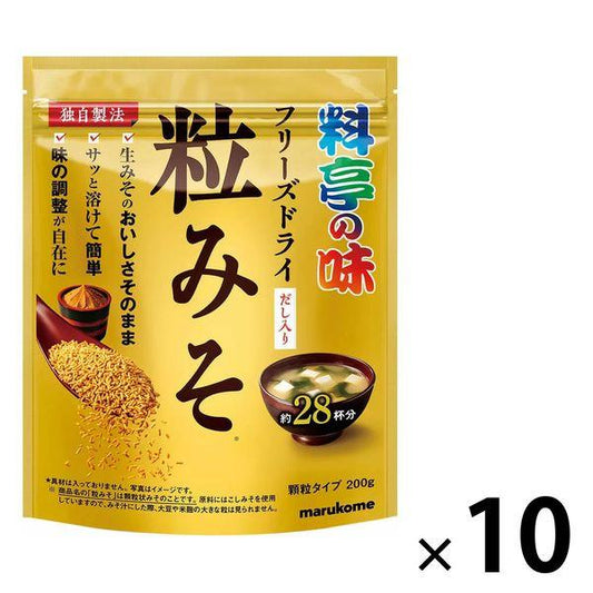 마르코메 요정의 맛 프리즈드라이(freezed dry)립 된장 200g 1세트(10 포)된장