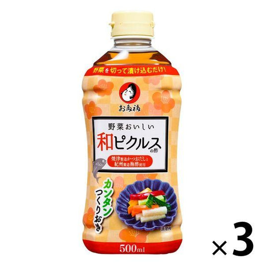 오타후쿠소스 합 피클의 식초 500ml 3개