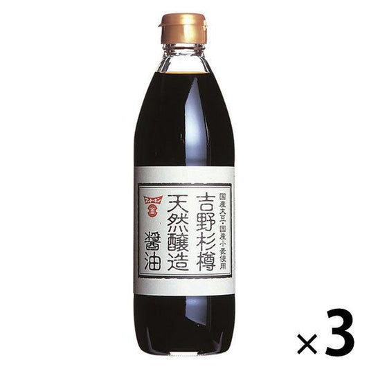 분 드―킨간장 요시노삼 나무통 천연 양조 간장 500ml 3개
