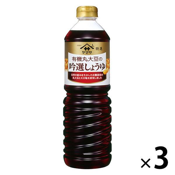 자 마사 특선 유기농 환대두의 음선간장 1L팩 3개
