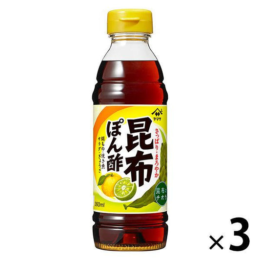 자 마사 간장 자 마사 다시마 #지 않겠 식초 360ml 3개
