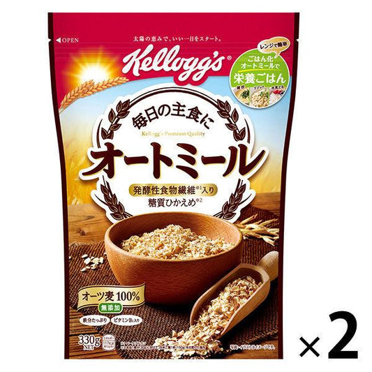 일본 켈로그 오토밀 330g 2 포 시리얼