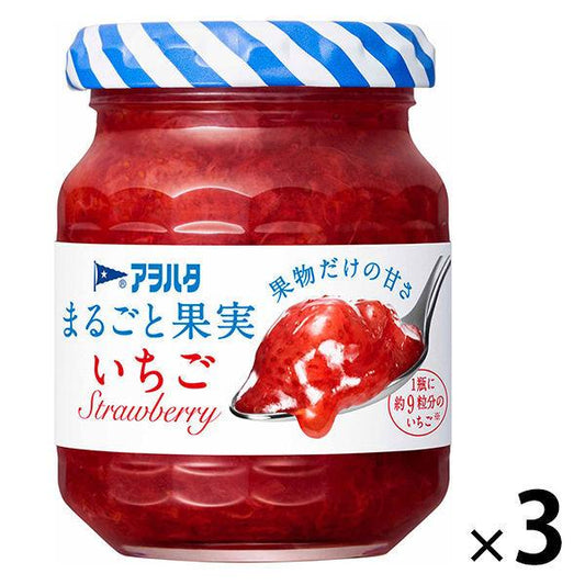 (시험 사이즈)Aohata 통째로 과실 딸기 125g 3개