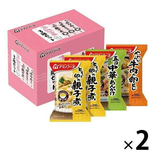 Amano foods 반찬3종 세트 4개입 1세트(2상자) 아사히 그룹 식품