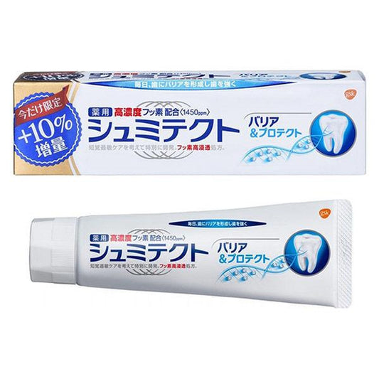 (수량 한정 증량품)취미 테크도 베리어 amp;프로텍트 증량99g (의약부외품) 치약 지각 과민 케어 고농도 불소 배합
