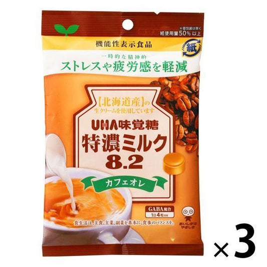 기능성 표시 식품특농 밀크8.2 카페 오레 3 포미카쿠토쿠토 캔디 엿
