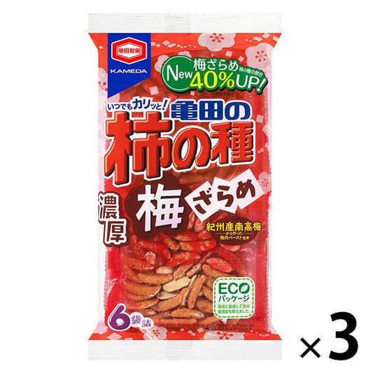카메다 카메다의 감씨과자 카키노타네 카키피 농후 매#등 # 135g 3 포