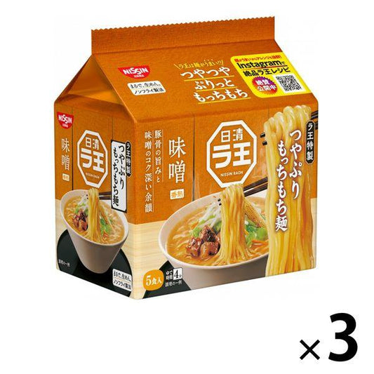 닛신식품 닛신라왕 된장 5 식팩 1세트(3개)
