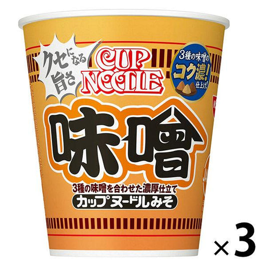 컵 면 컵 누들 된장 83g 1세트(3개) 닛신식품