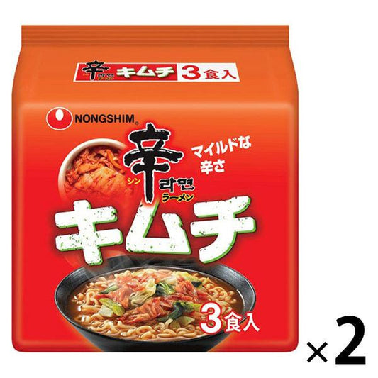 농심 재팬 농심신 라면 김치 3 식팩 2개