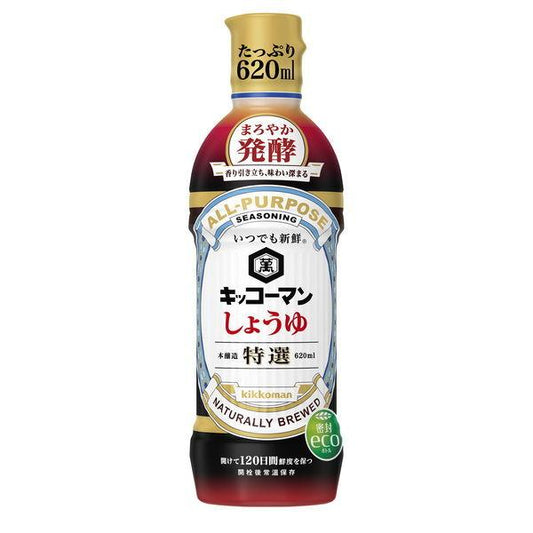 기꼬만 식품 언제라도 신선 특선 간장 둥글 발효 620ml 1세트(3개입) 간장