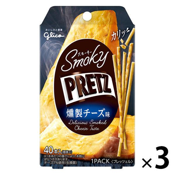 에사키 글리코 스모키 프리츠 lt;훈제 치즈 맛 gt; 3 포 프레즐 안주