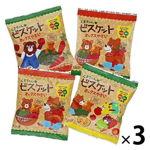 칼디 커피농장〈카루디 오리지날〉곰상 비스켓 믹스나이다 있다(4 연)64g 1세트(3개)