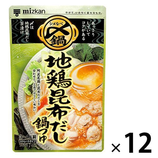 미츠칸〆까지 맛있 토종닭 다시마 육수과 조금도 스트레이트 750g 12개